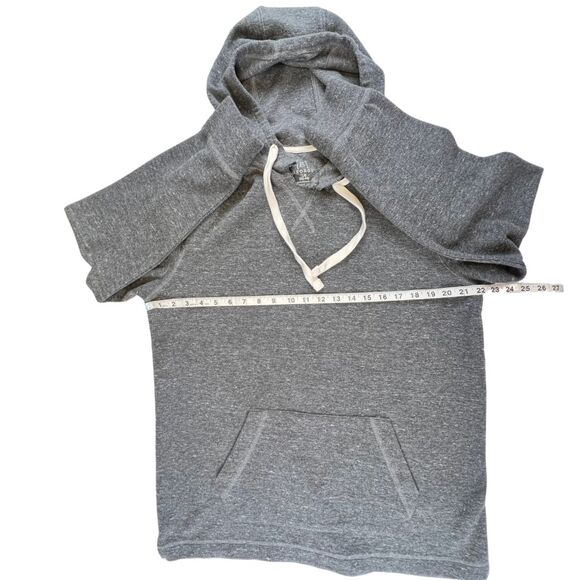 George Hoodie Large Heather Gray Drawstring Pullover Soft Cozy Casual Jumper - Picture 3 of 8